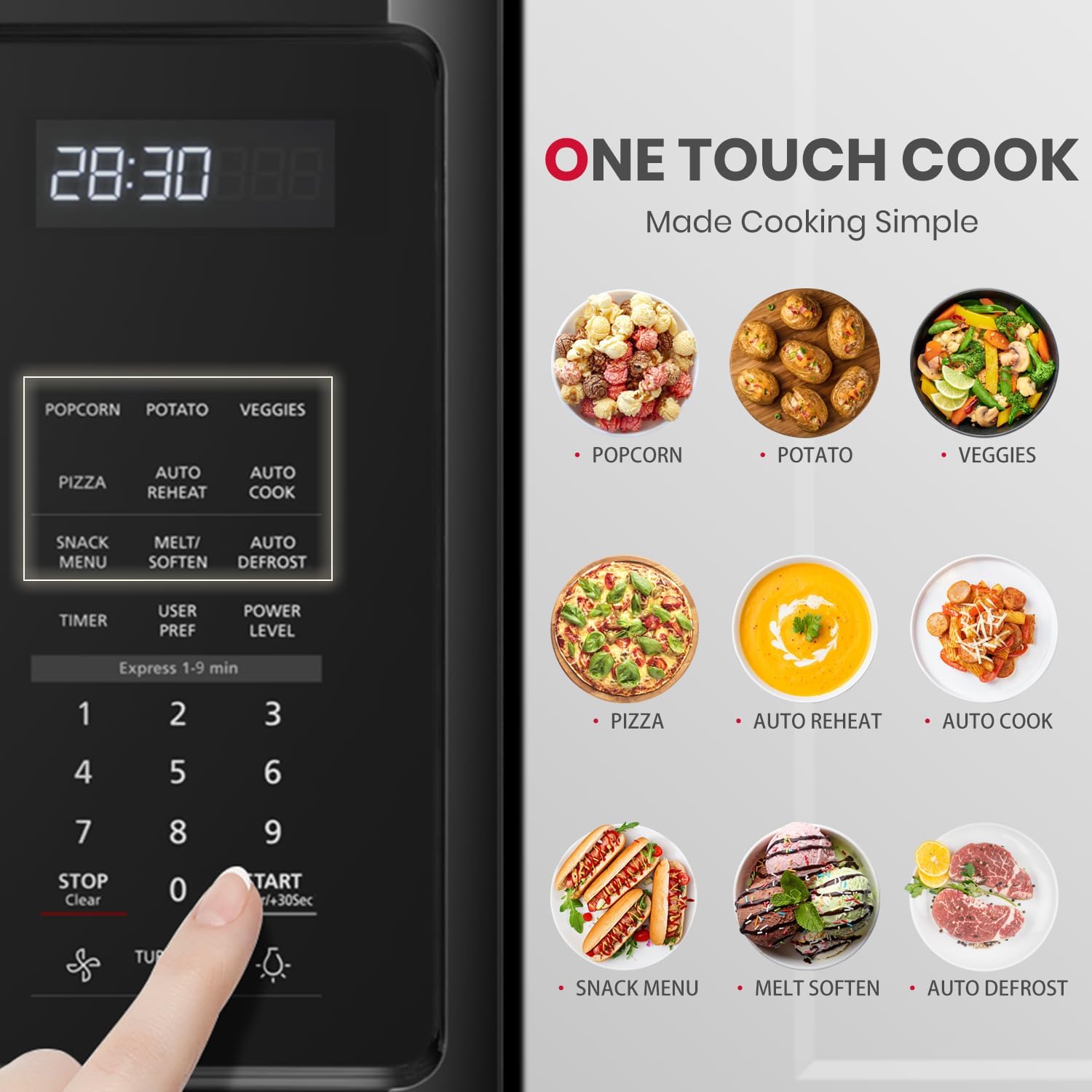 GASLAND Over the Stove Microwave 30 Inch, 1.9 Cu.ft. Over the Range Microwave with 11 Power Levels, One Touch Cooking, 400 CFM,1000W, LED, Turntable, Sensor Cook, Over Stove Microwave Oven, Black