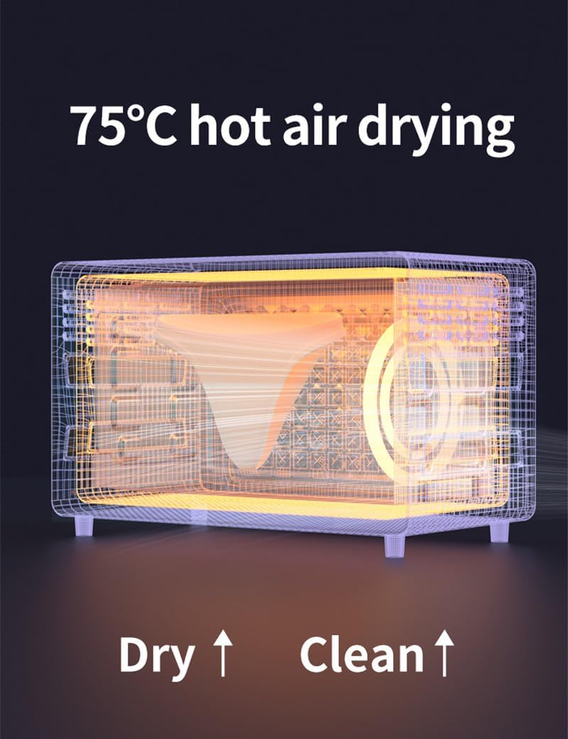 Portable Clothes Dryer and Baby Clothes, Mini Electric Dryer Machine for Apartment Travel RV, 110V Compact Laundry Dryer(48L)