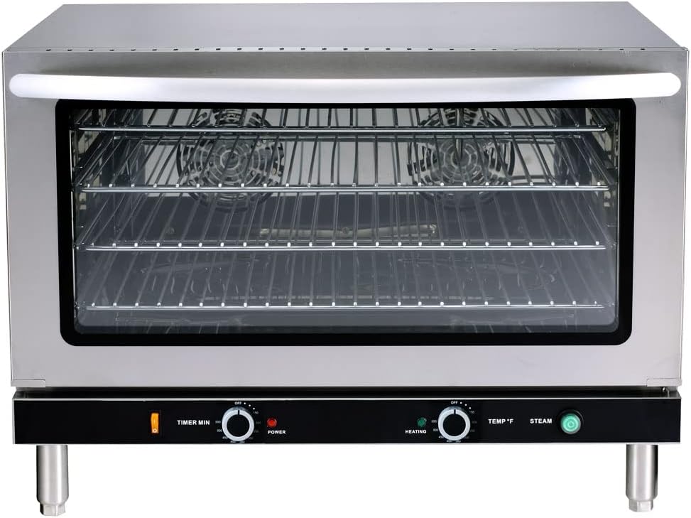 44307 100L COUNTERTOP CONVECTION OVEN. FUNCTIONS OF: baking, defrosting, warming, reheating