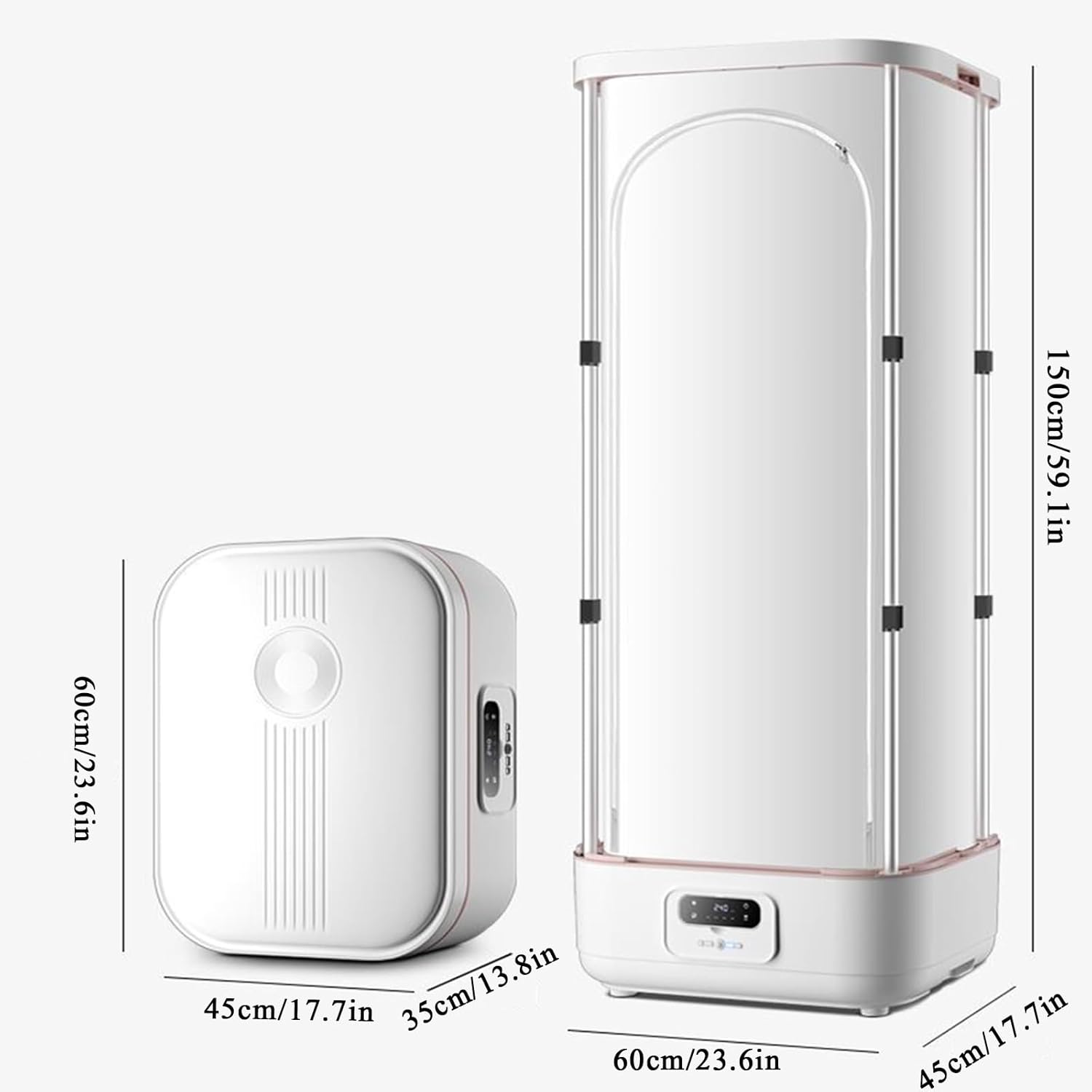 Portable Clothes Dryer With Drying Bag – 900W Quick-Dry Foldable Laundry Dryer For Home Apartment RV Travel