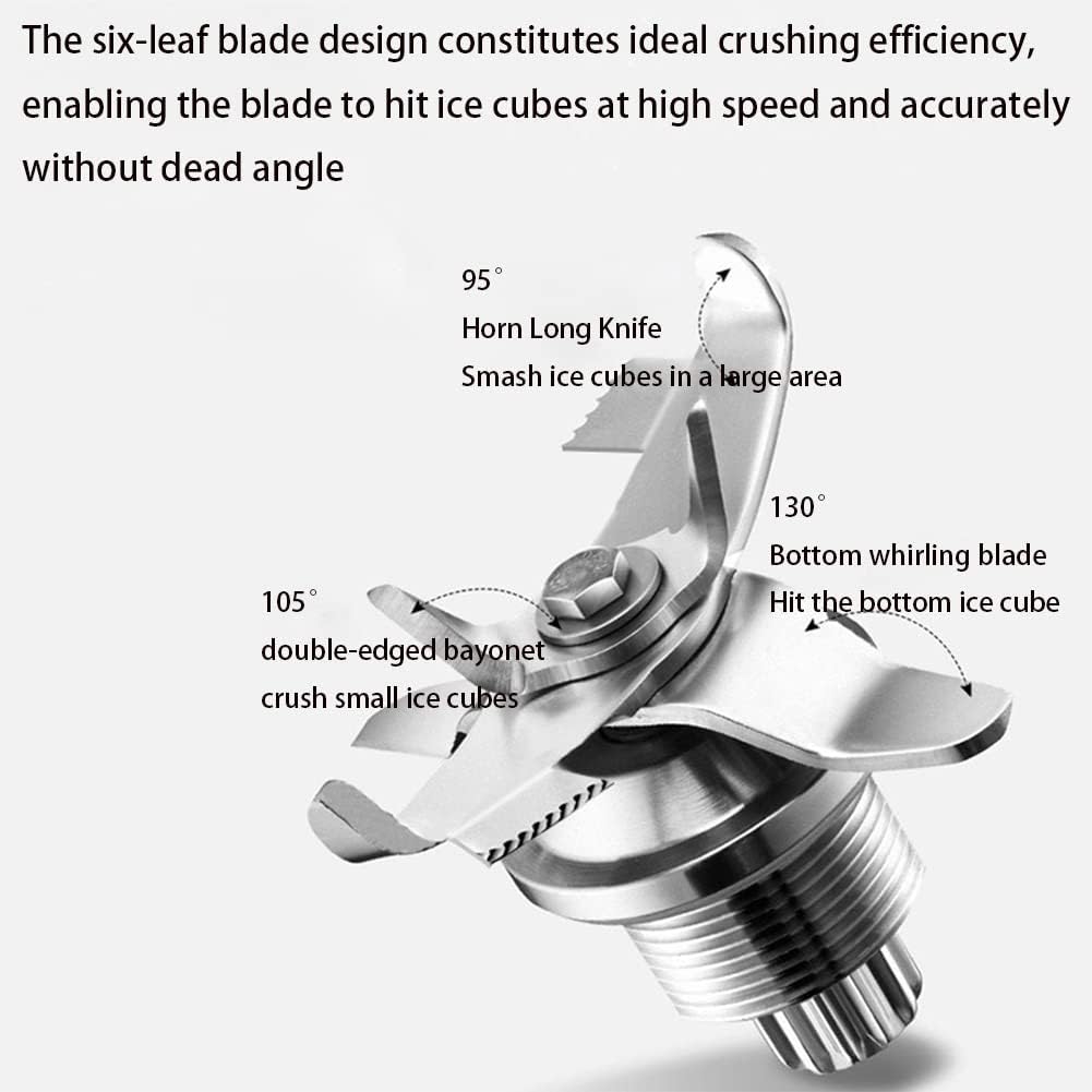 Blender Smoothie Maker with Sound Enclosure, Commercial 2L Stand Mixer, Blade Ice Crusher with Cover Silent Broken Wall Cooking Machine, for Smoothie, Fruits, 17000RPM