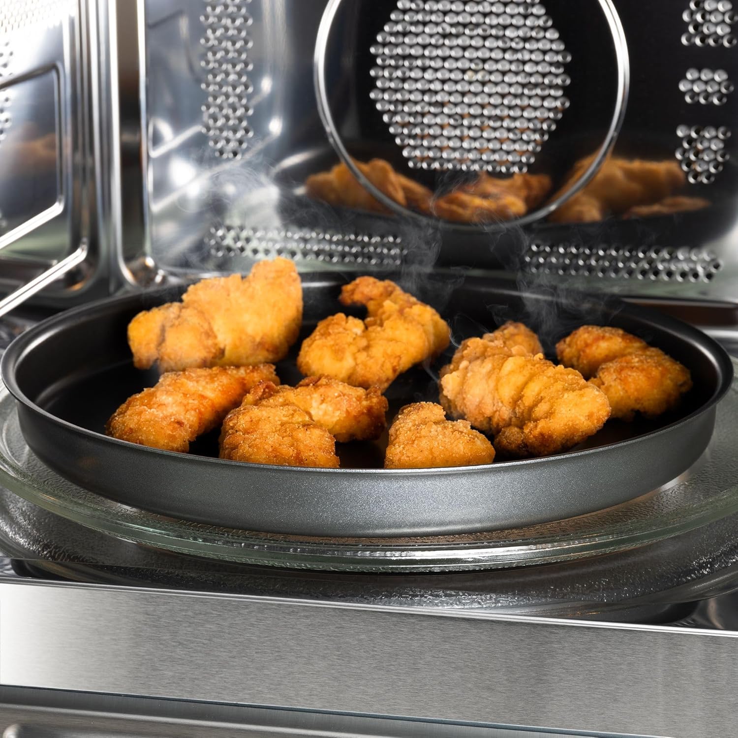 Tough Grade RV Convection Microwave with Air Fryer | 6-in-1 Built-In Combo Oven – Microwave, Grill, Convection, Broil, Air Fry, Combo | 1.0 Cu Ft | Trim Kit Included | Replaces High Pointe & Greystone