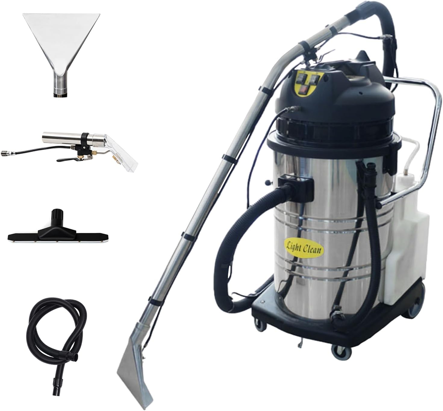 60L Commercial Carpet Cleaning Machine, 2110W Deep Cleaning Carpet Cleaner, Sofas Curtains Cleaning Machine for Home and Upholstery