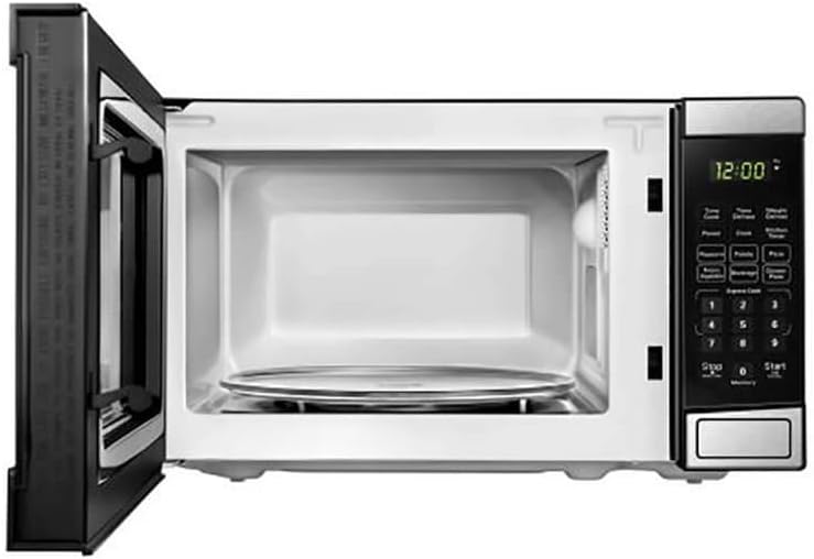 Danby DBMW0721BBS Countertop Microwave, Stainless Steel