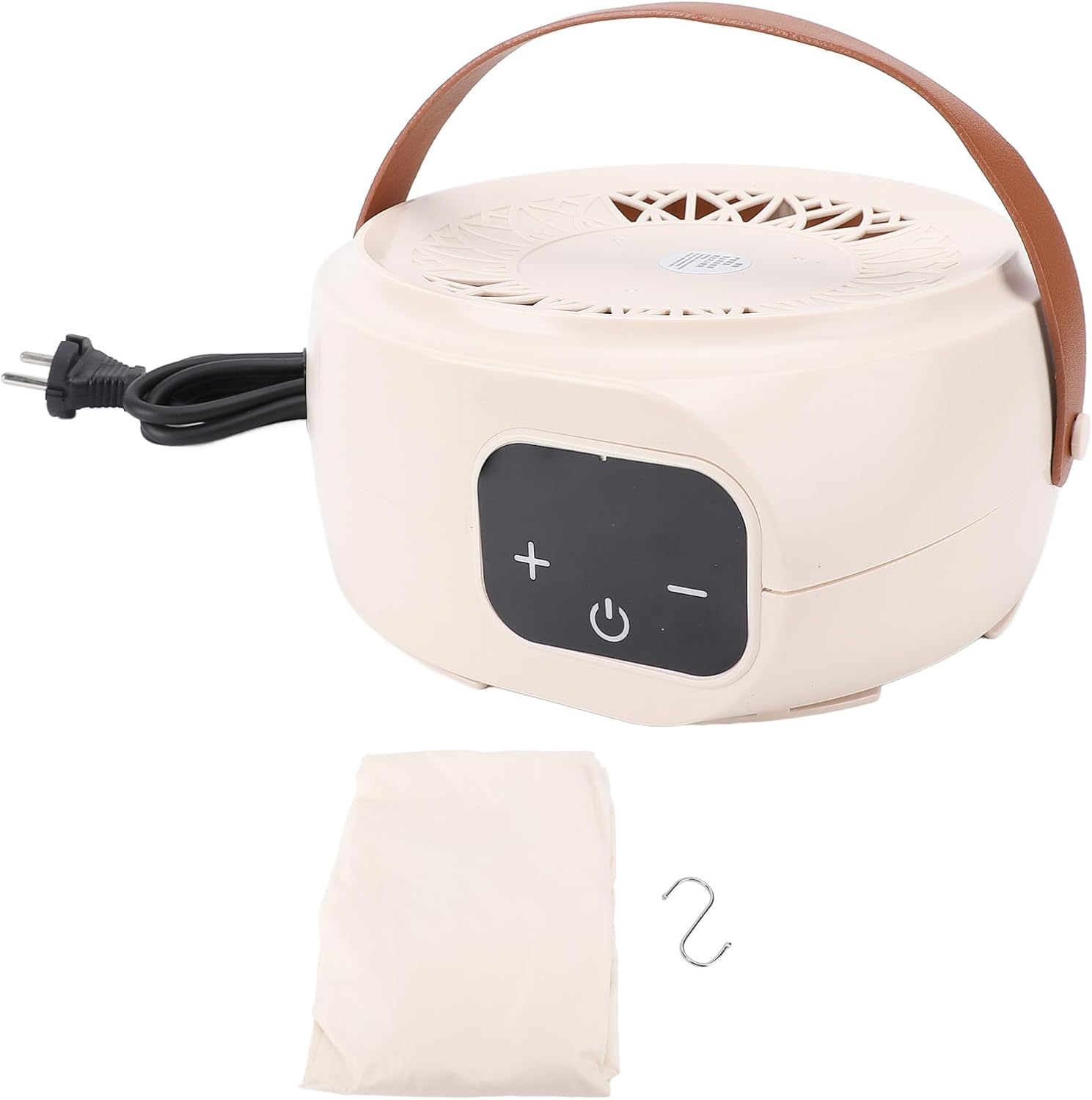 Mini Portable Clothes Dryer, 220V Compact Portable Dryer for Apartments Energy Efficient Laundry Dryer Machine with EU Plug for Small Spaces and Travel