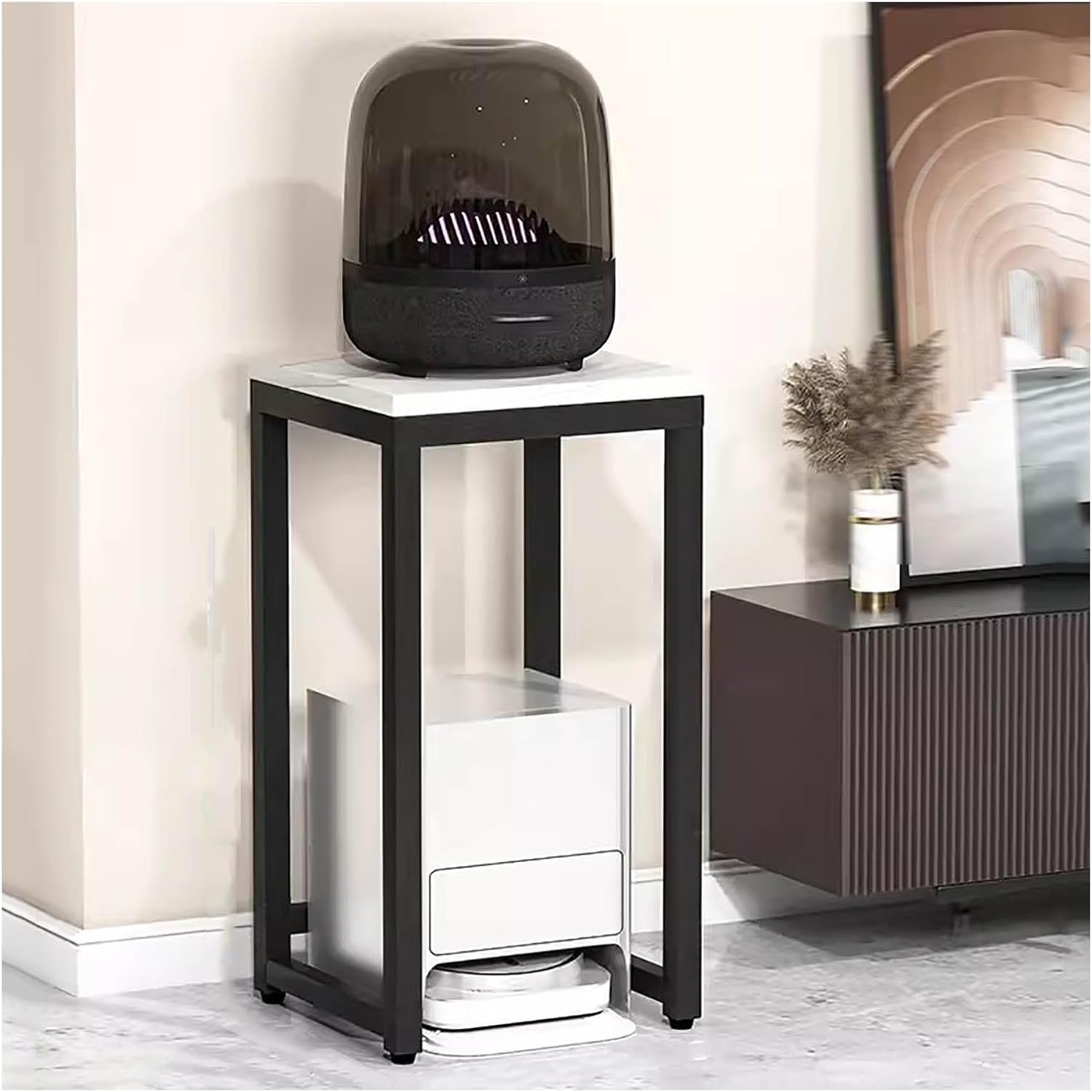 Generic Fish Tank Rack Sweeping Robot Rack Base, Floor Rack, Living Room Sweeping Machine Single Layer Storage Rack(Natural,50x40x80cm/19.7x15.7x31.5in), EADUAUEUD-239F2F1B88B9223C285920F1A70