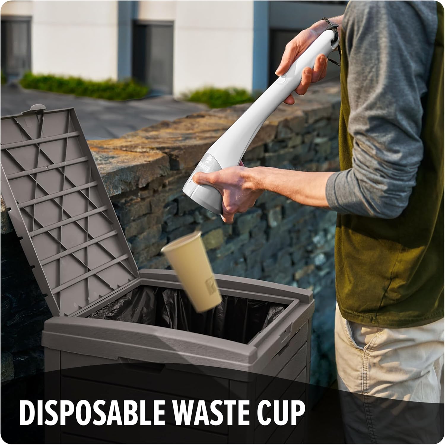 Dirt Devil Dogwalker Pet Waste Vacuum, Portable Handheld Vacuum, No-Contact Poop Scooper for Dogs, Ideal for Dogs up to 50 Pounds, Dog Poop Scooper for Yard Cleanup and Walks