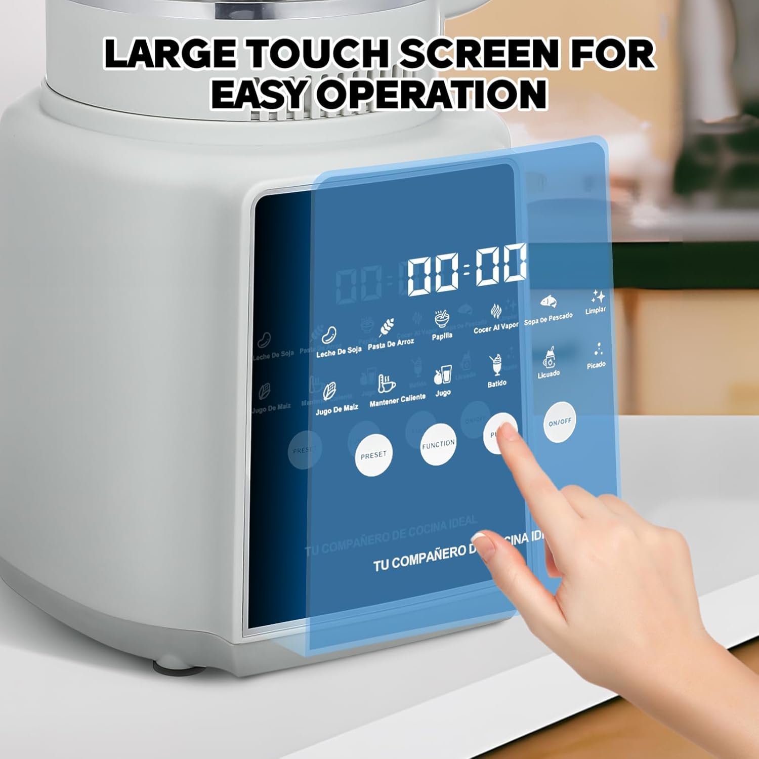 1.75L High Speed Smoothies Blender with US Plug Multifunctional Electric Juicer for Fruits and Ice Countertop Food Processor for Shakes and Drinks