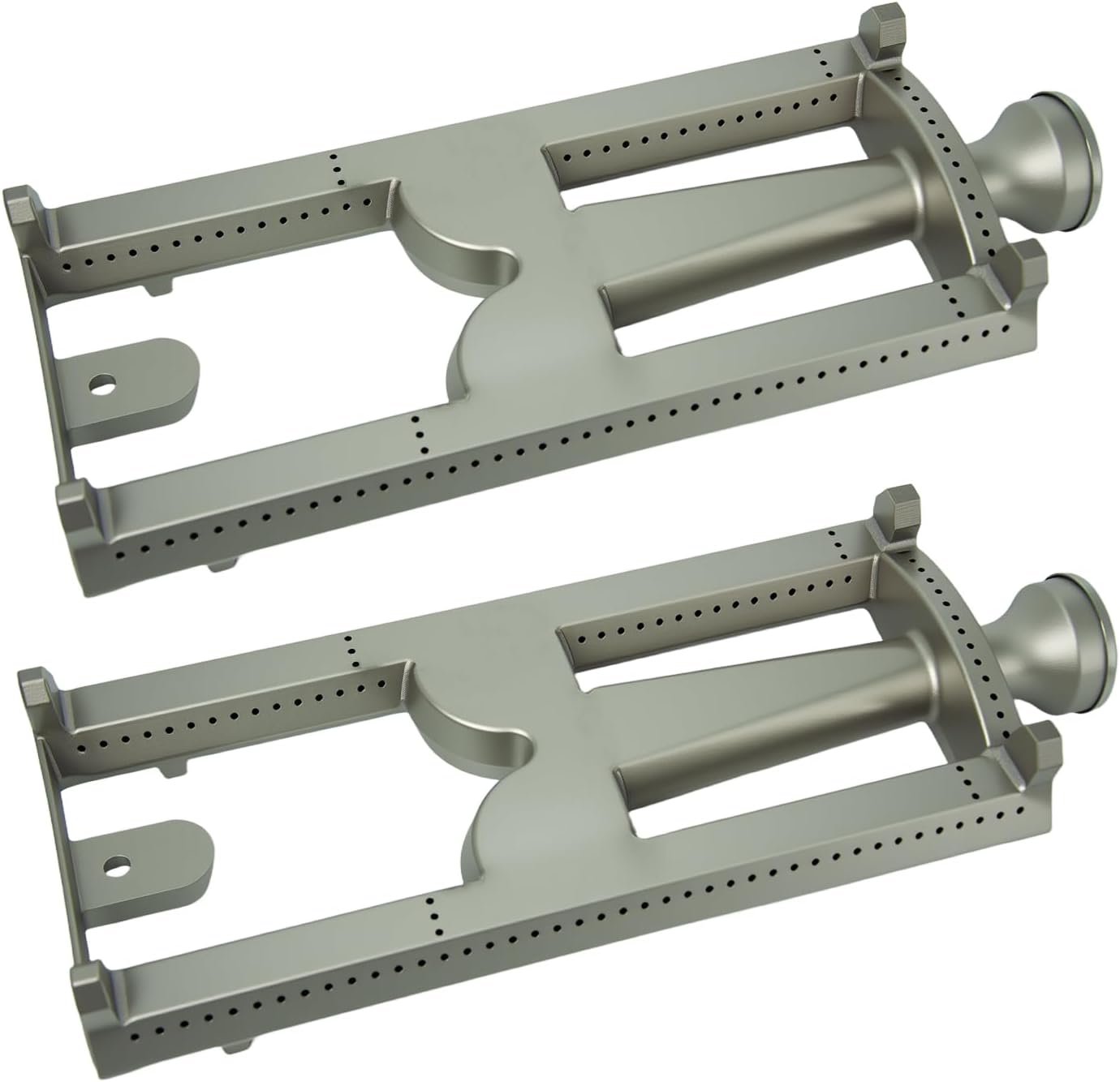 304 Stainless Steel Grill Burner Replacement for Lynx L27 L30 L36 L42, DCS 27 Series, BBQ Burner Replacement for Lynx, DCS, Kirkland Grill (2 Pack)