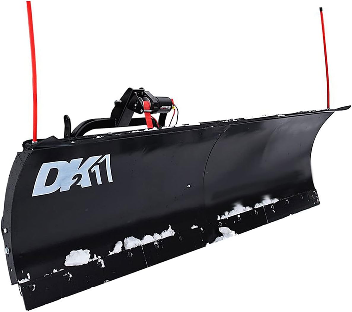 DK2 AVAL8219 Universal SUV/Truck Heavy Duty Snow Plow Kit 82 x 19 x 2 Inch Receiver Mount, Black