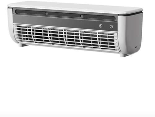 Portable Wireless Wall Mounted Air Conditioner|Upgraded 3 Wind Modes for Fast Cooling|20W 6000mAh AC with Remote Control|10 dB Quiet for Home,Bedroom,Kitchen (White)