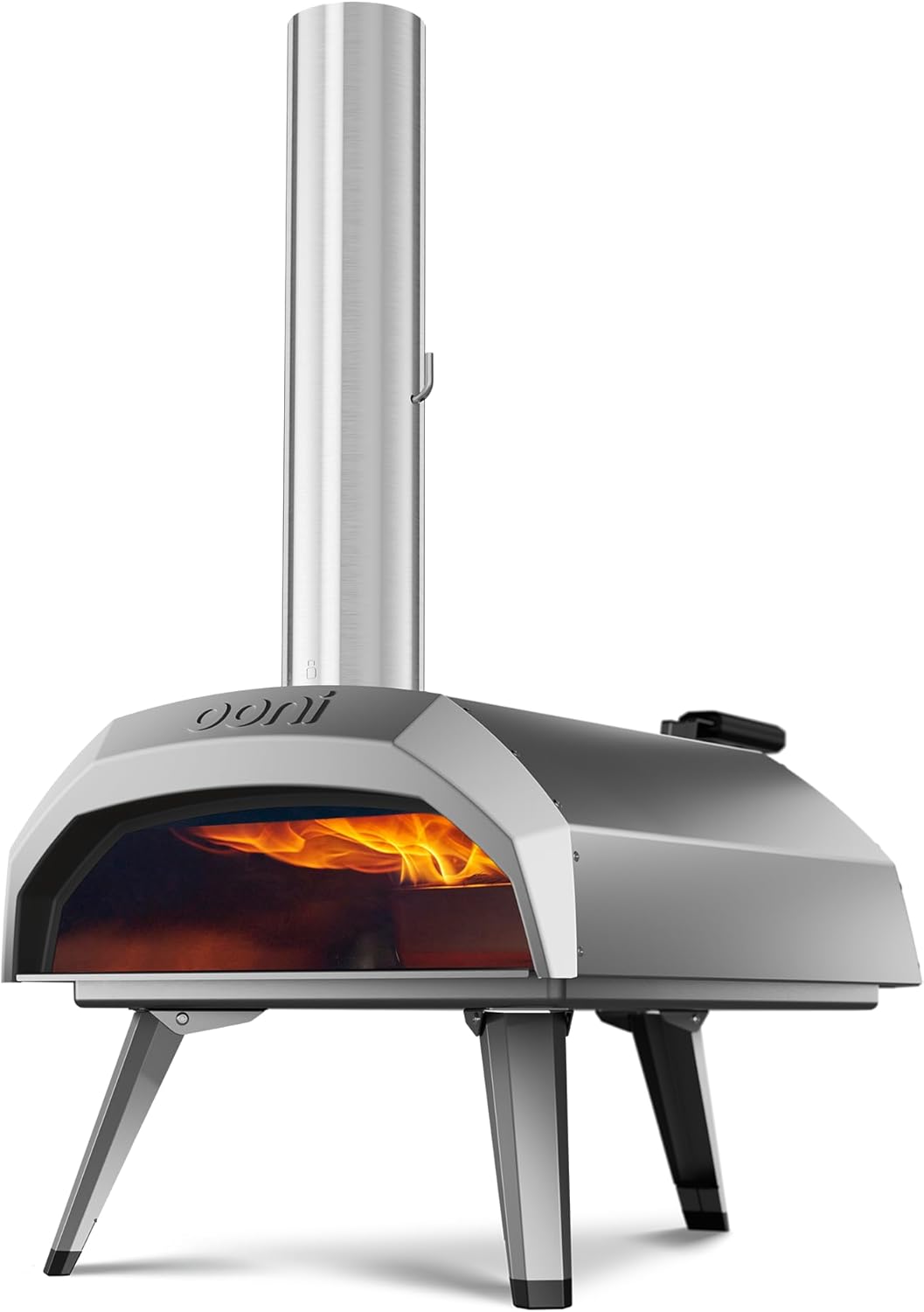 Ooni Karu 12 Multi-Fuel Outdoor Pizza Oven – 12 Inch Pizzas in 60 Seconds - Portable Wood and Gas Fired Pizza Oven with Pizza Stone, Dual Fuel Ooni Pizza Oven