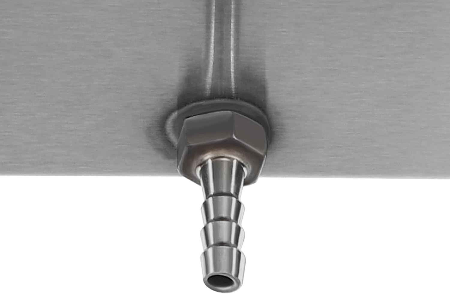 28 X 30 X 2.5 Inch Washing Machine Drain Pan with Hole, 304 Stainless Steel Under Washer Machine Drip Pan with Hose Adapter, Drain Pan for Washer Dishwasher HVAC Dryer Water Heater