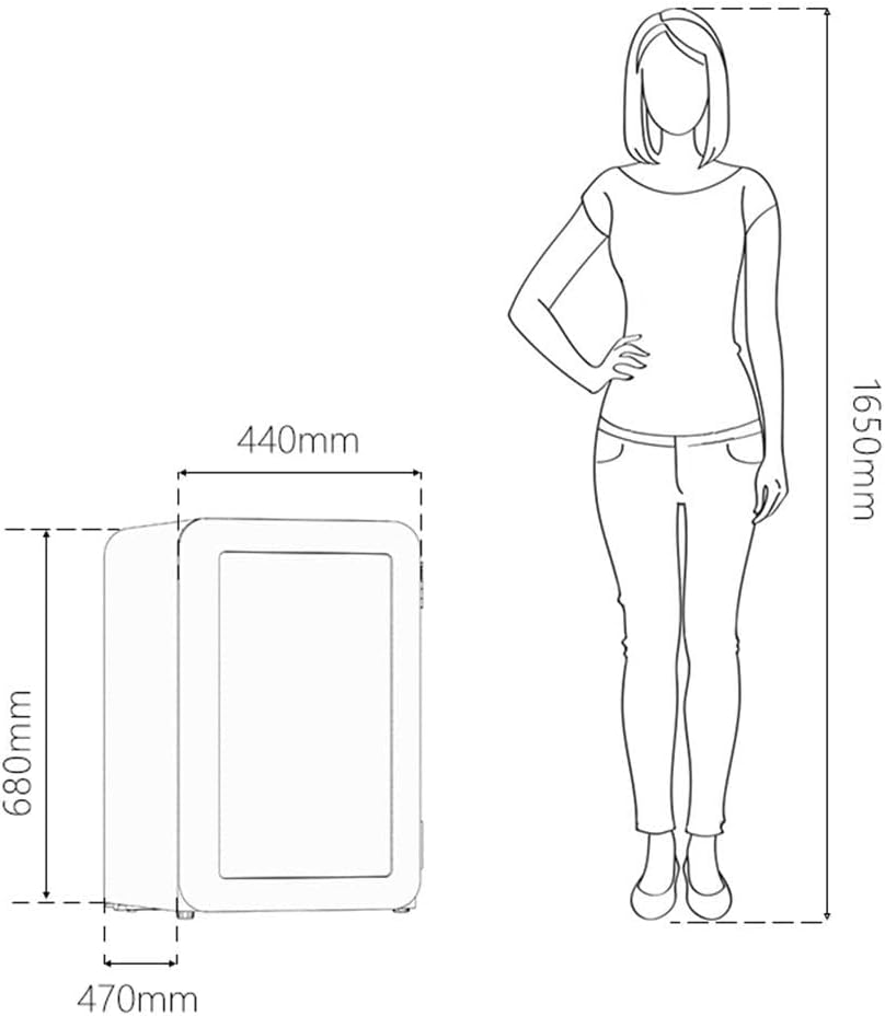 20-Bottle Wine Cooler, Beverage Refrigerator Cooler, Party Ice Bar, Silent Red/White Wine, Beer and Champagne Counter, Adjustable Temperature, Indepen