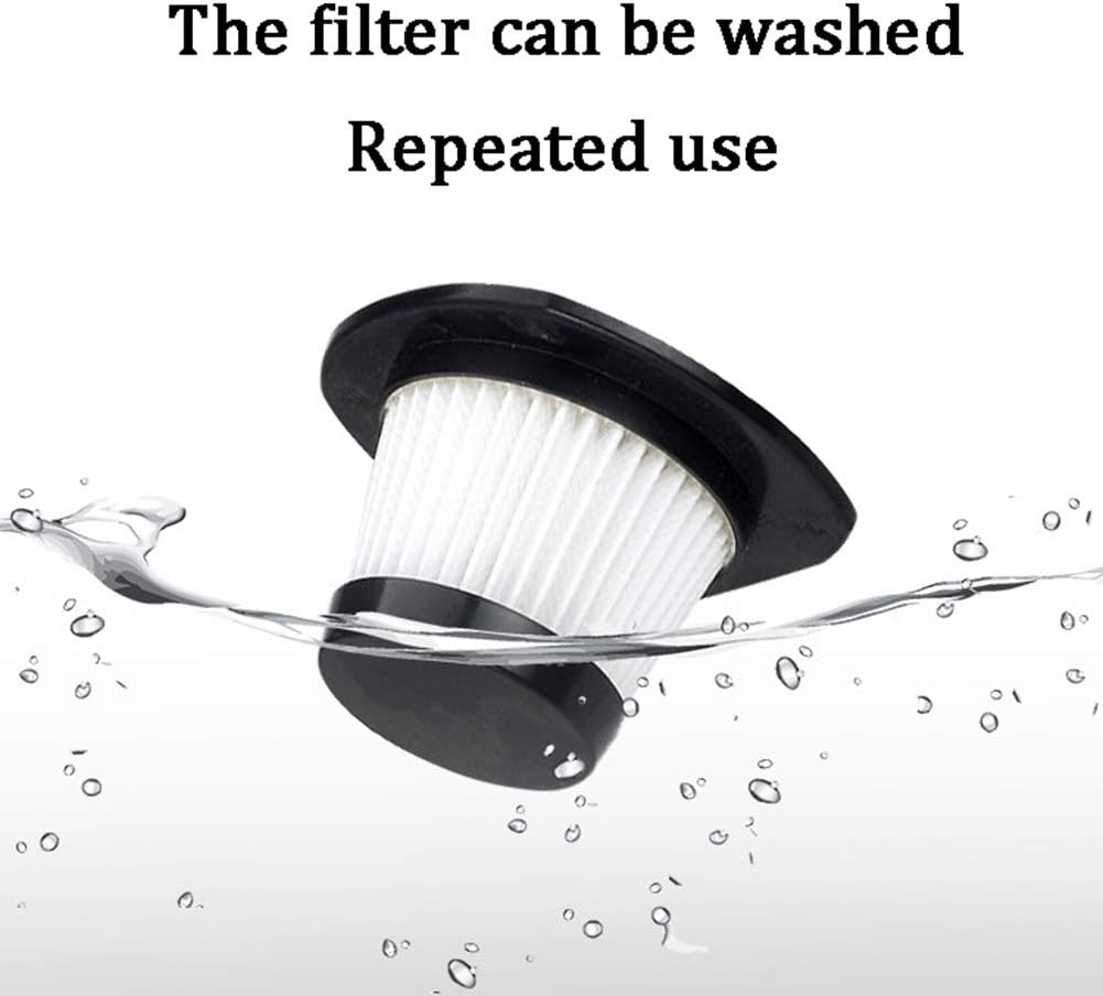 Handheld Vacuum Cleaner, 120W Rechargeable Wet and Dry Vacuum Cleaner, Portable Handheld vaccum Cordless with 3500Pa Powerful Suction, for Car, Pet Hair, Dust, Home,Whit