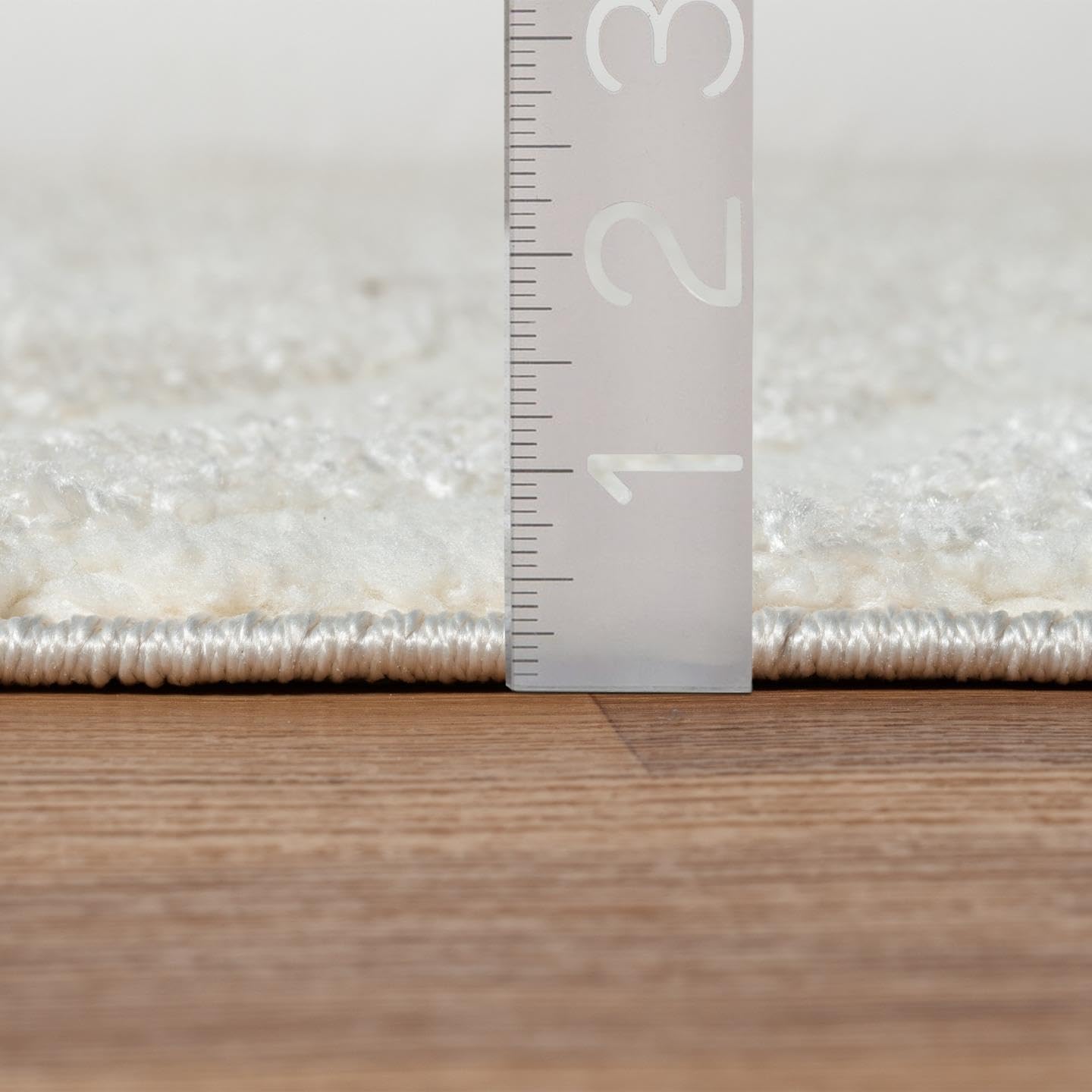 LUXE WEAVERS Geometric Swirl Cream 9x12 Area Rug High Low Modern Carpet