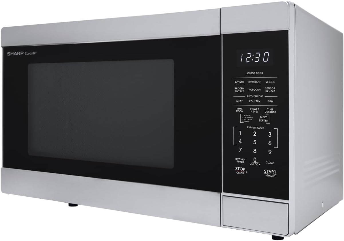 SHARP Countertop Microwave Oven with Removable 13.6