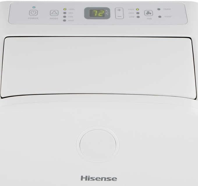Hisense Portable Air Conditioner with Heatpump SACC 8,000 BTU, 550 sq. ft. HAP55021HR1W, White