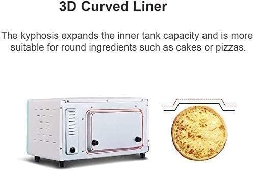 oven mini oven air fryer oven Mini Oven with Grill Rotisserie Electric Oven and Hob Packages Hob Cookers Timing Wide-Area Temperature Control 11L Mini Ovens Toaster Oven Air Fryer, (Color : Pink) (