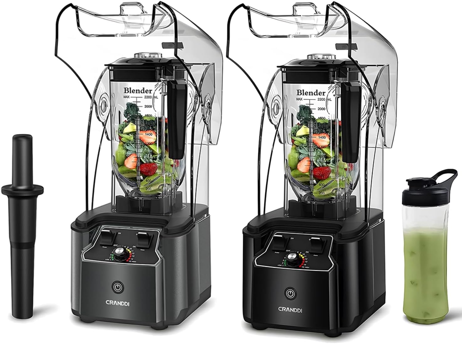 Commercial Quiet Blender K90 Grey with Black