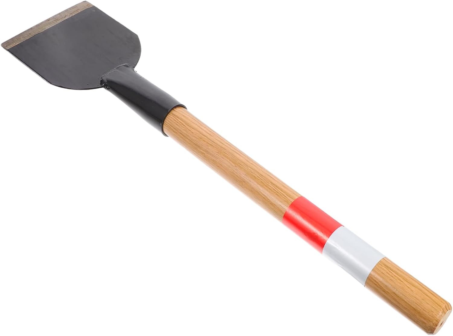 Railway Shovel with Extended Wooden Handle Heavy Duty Snow Remover Tool for Driveway and Garden Compact Design for Efficient Ice Removal Durable Metal for Outdoor Use