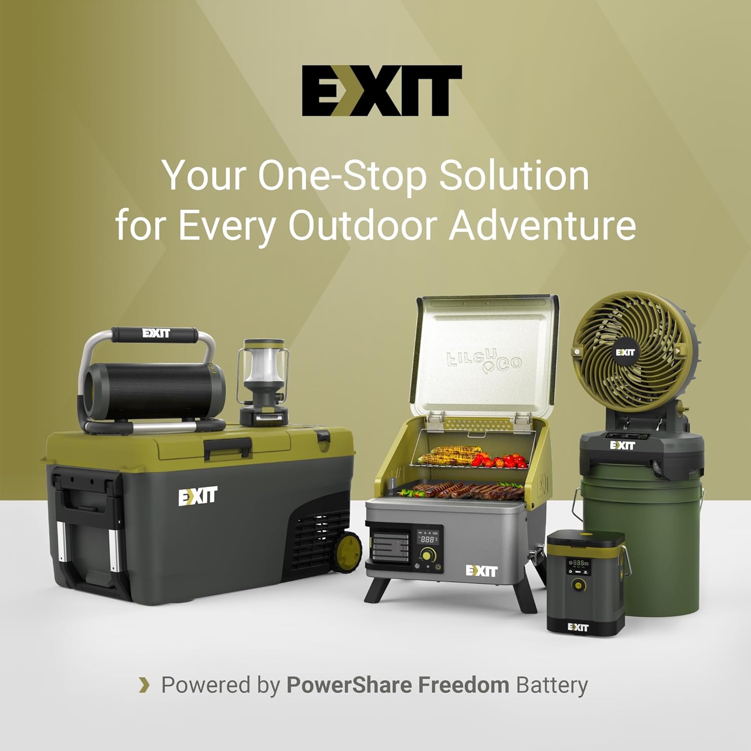 FLOOF Handheld Cordless Vacuum Bundle, 17000Pa Pet Hair Suction, 2-Speed, Compact Car Vacuum – Includes 2 Replaceable Battery Packs – 20V Powershare, Gray