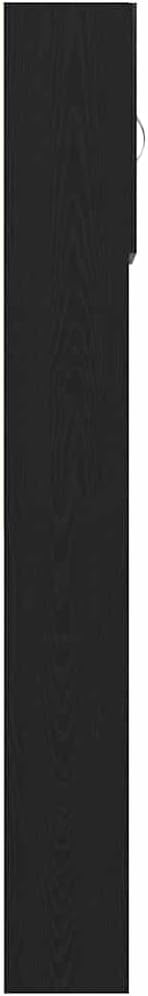 Washing Machine Cabinet Black Oak 25.2x9.4x74.8 Engineered Wood,Household Appliance Accessories,Laundry Appliance Accessories,Washer & Dryer Accessories,859128