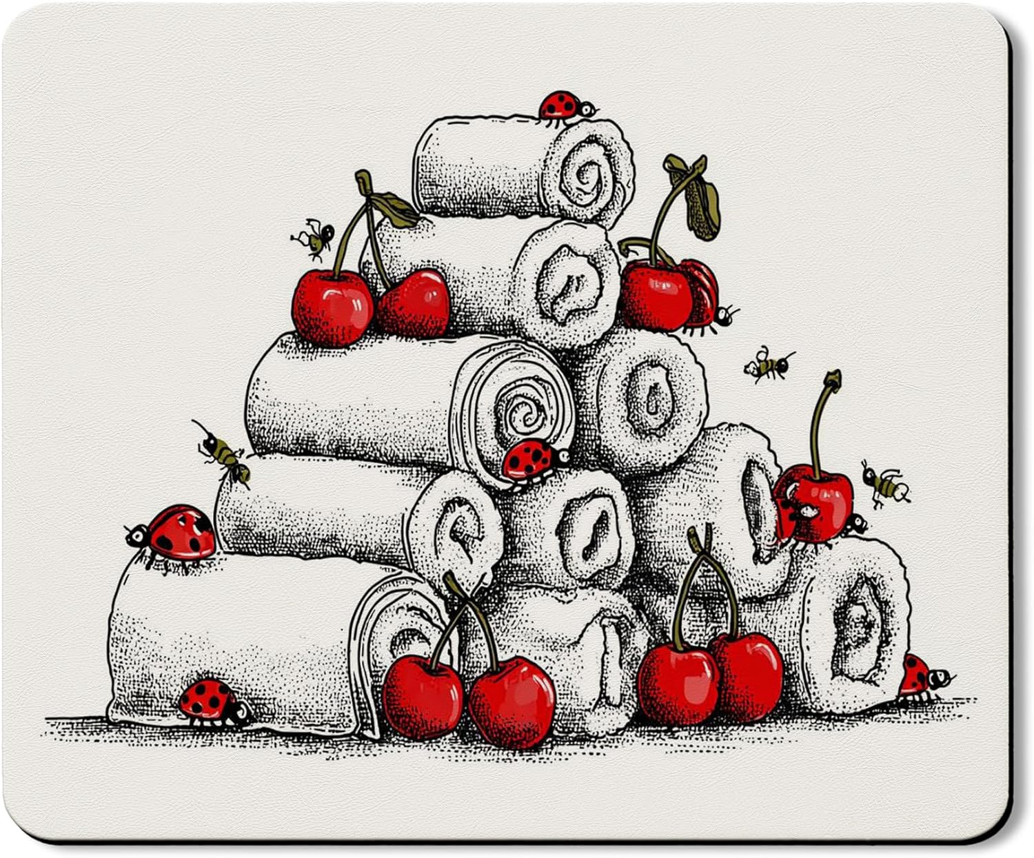 Cherries Print Washer Dryer Top Protector Mat, Vintage Floral Cherries Blossom Laundry Machine Covers, Spring Waterproof Rubber Anti-slip Washer And Dryer Mats for Laundry Room 20x24 Inch