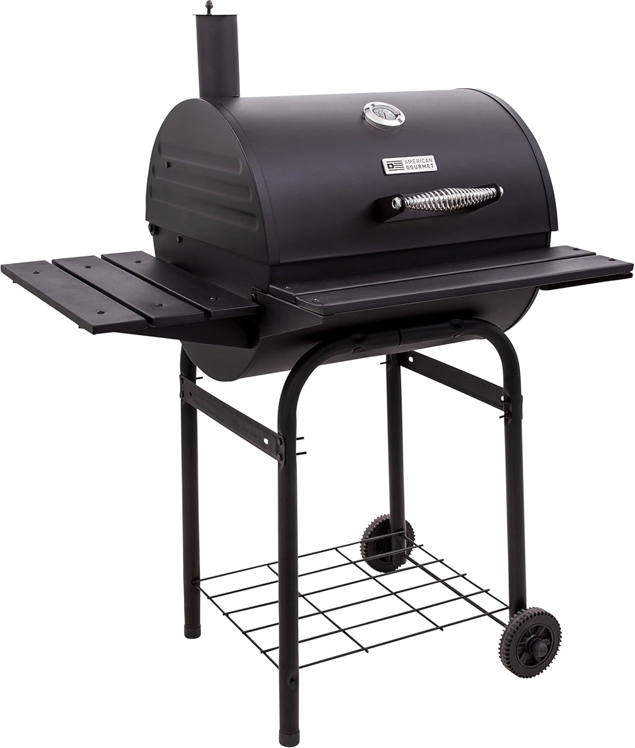 American Gourmet 21302030 625 Charcoal Barrel Grill, Black