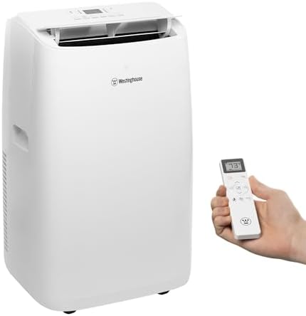 Westinghouse 14,000 BTU Air Conditioner with Heat Mode, Cools 700 sq. ft., WiFi Enabled, Remote Controlled, Dehumidifier, 3-Speed Fan, Programmable Timer, Window Kit