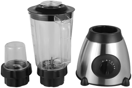 800W Countertop Blender for Shakes and Smoothies, Food Processor for Kitchen with 5 Speeds, 2 Types of Blades, for Crushing Ice, Puree and Frozen Fruit