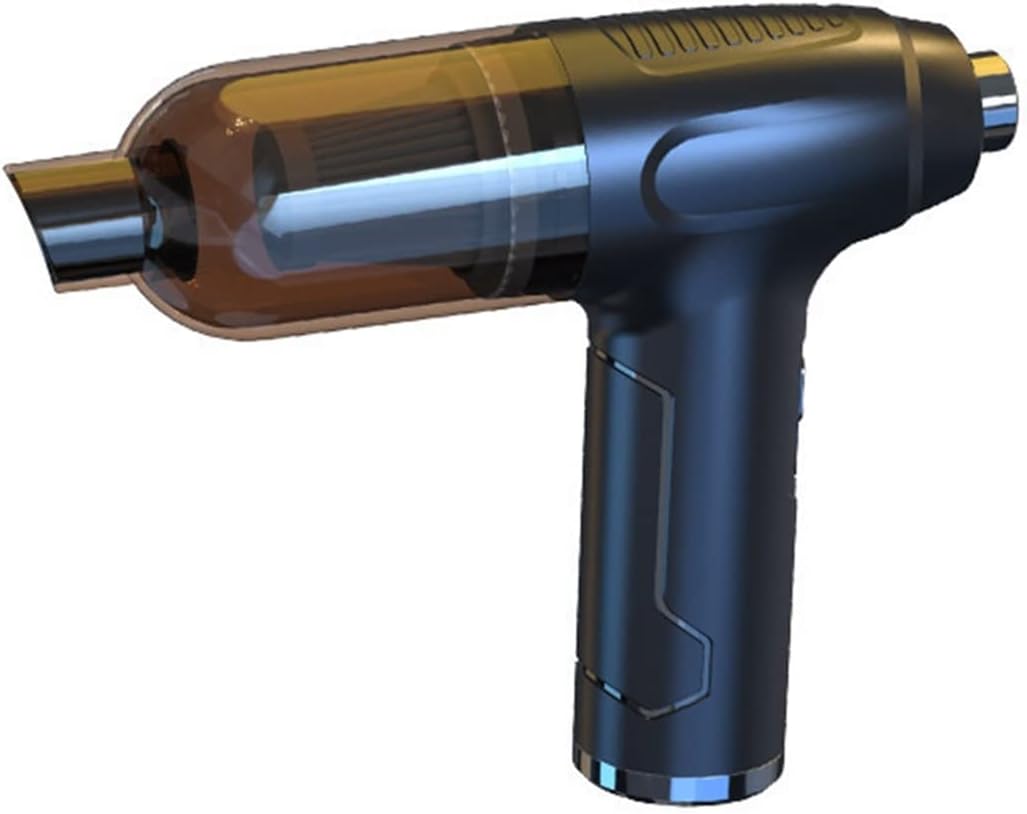 Vacuum Cleaner Household Rechargeable Hand-held Keyboard Case Cleaning Window Dust Blowing and Suction Two-in-one Car (Color : Rojo)