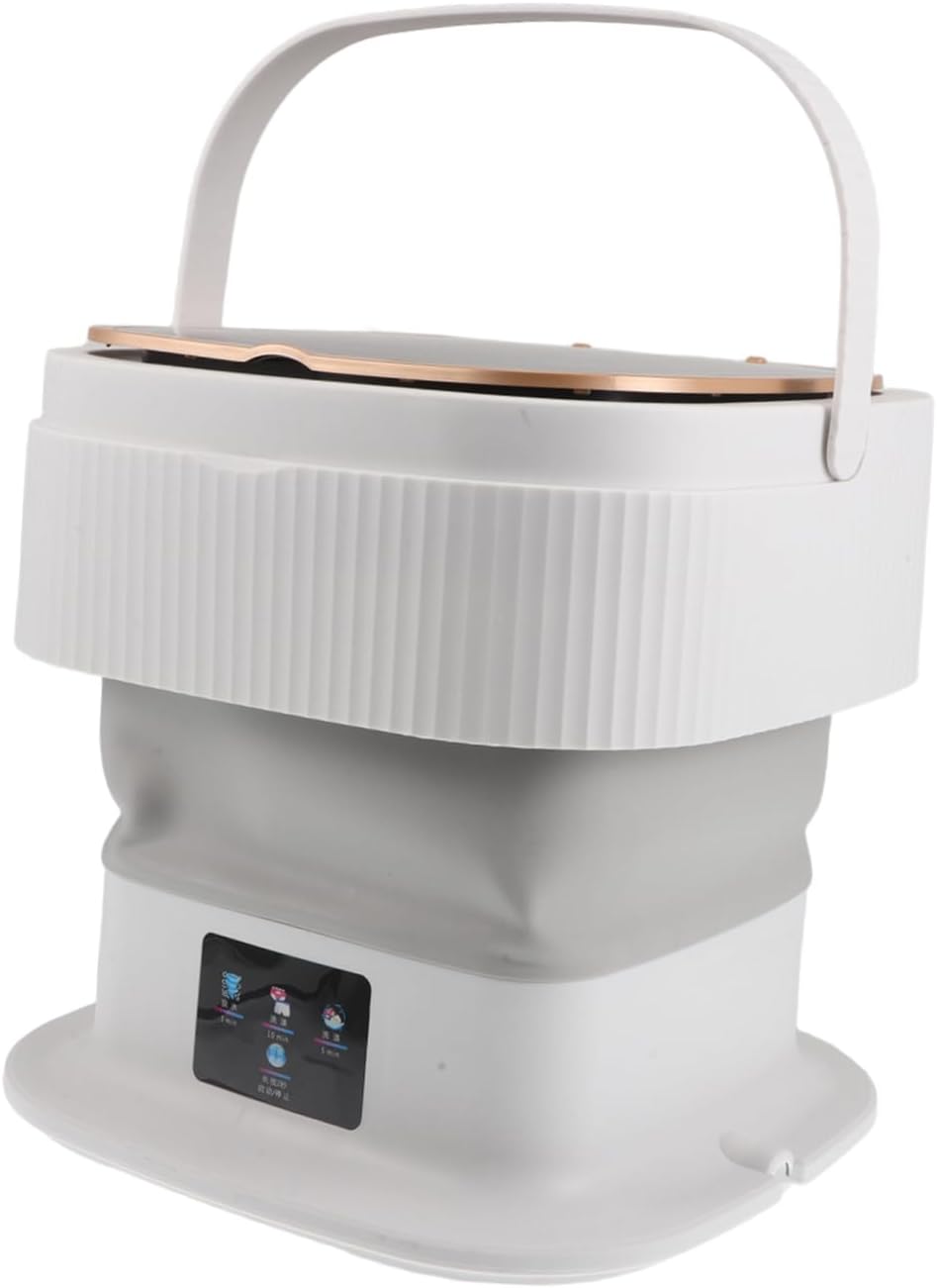 Portable Mini Washing Automatic Modes for Clothes Underwear Socks and Travel Compact Washer for Apartments and