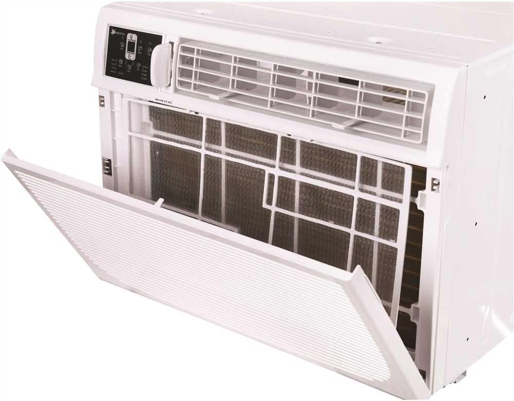 Seasons 12,000 BTU 230/208-Volt Window Air Conditioner with Heat for 550 sq ft in White