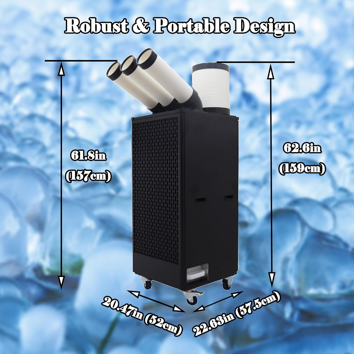 220V Industrial air conditioner for Industrial Cooling Workshop and Equipment Cooling Three-Tube 220V 2500W