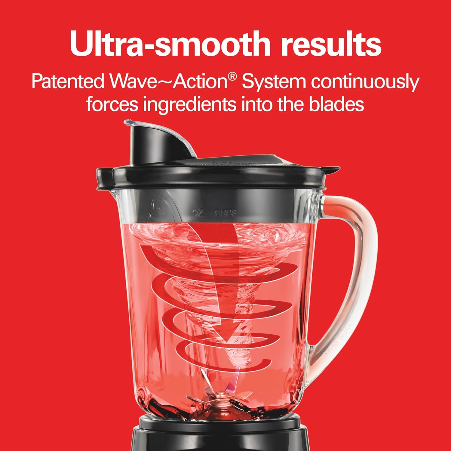 Hamilton Beach Power Elite Blender for Smoothies with 3-Cup Vegetable Chopper, Mini Food Processor, 40oz Glass Jar, 12 Functions for Puree, Ice Crush, Black and Stainless Steel (58149)