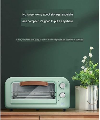 oven mini oven air fryer oven Mini Oven 12L Convection Electric Grill with Temperature Setting 90-230℃ and 60 Mins Timer, 2 Baking Functions,Easy to Clean Toaster Oven Air Fryer,