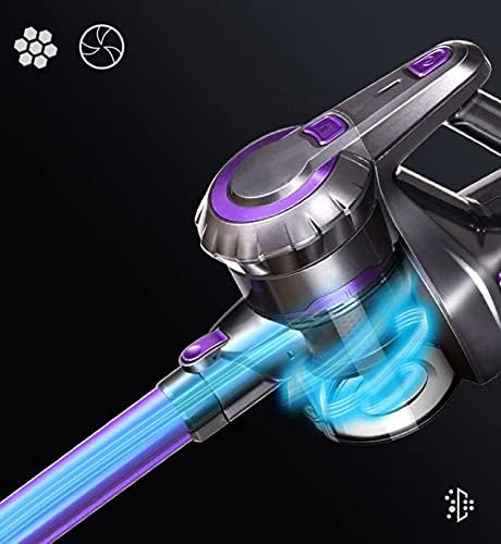 Cordless Vacuum Cleaner, Stick Vacuum Cleaner, 12KPa Powerful Suction, Quiet, Lightweight, Removable Handheld, Very Suitable for Families, Cars, Office Cleaning