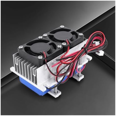 DC 12V Air Conditioner Cooling System DIY Kit Aluminum 144W 15A Semiconductor Lucky