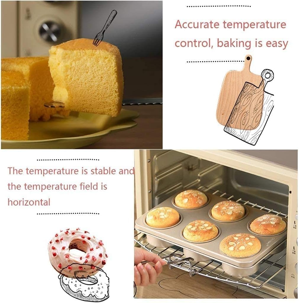 oven mini oven air fryer oven Smart Oven Convection Toaster Roaster Oven Pot Holders Countertop Oven Stainless Steel 32L Mini Ovens Toaster Oven Air Fryer,, Onesize