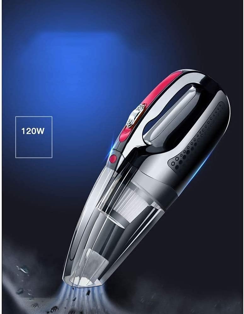 Handheld Vacuum Cleaner car Vacuum Cordless Mini Handheld Portable Vacuum Home Kitchen USB Fast Charging for car (Color : Black)