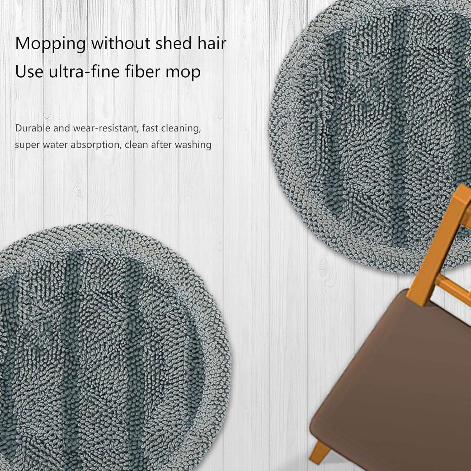 Steam Mops Floor Steam Cleaners Hard Floor Electric Wet and Dry Integrated Automatic Cleaners Mops Scrub Waxing and Polishing Gray