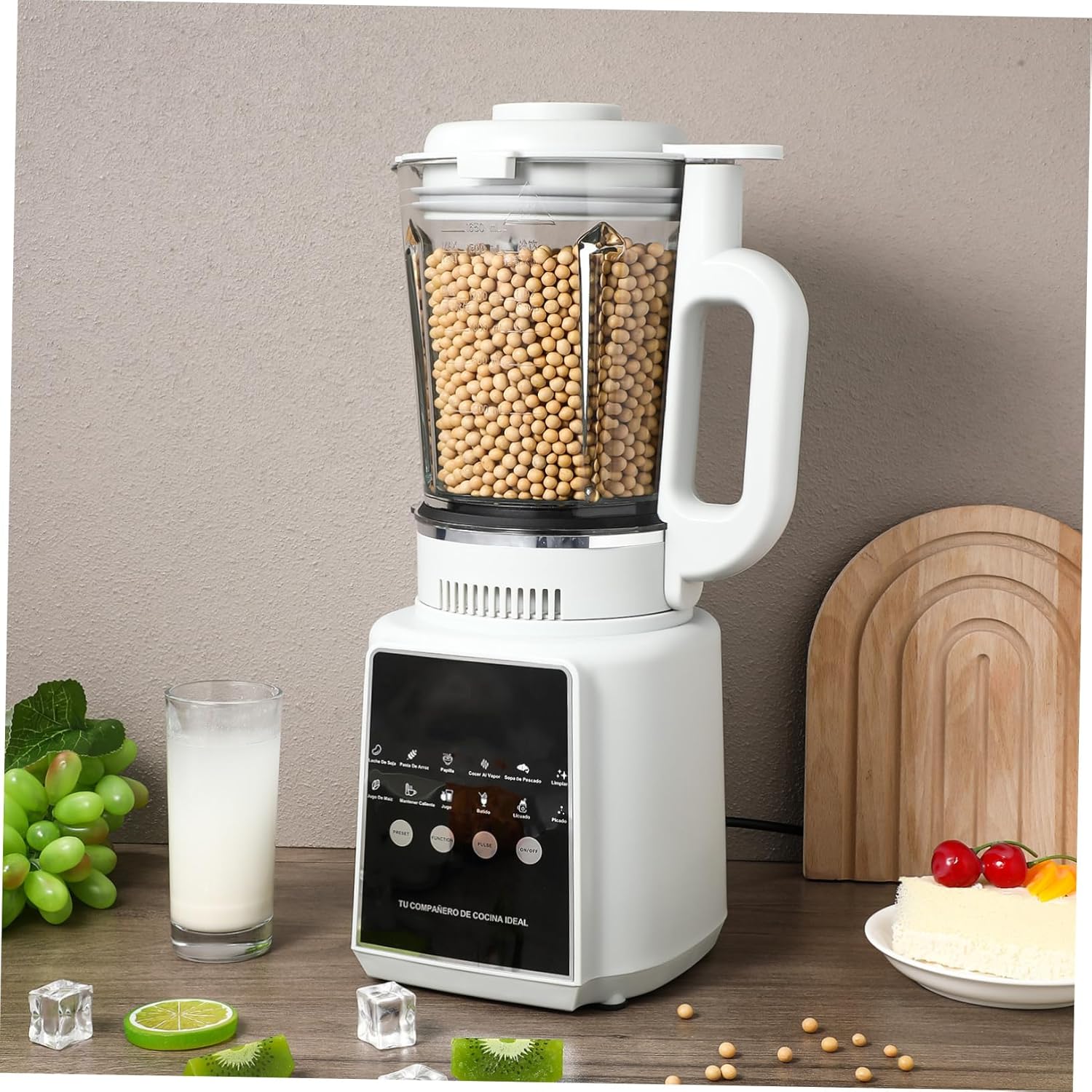 1.75L High-Speed Smoothies Blender Multifunctional Juicer Machine for Fruit and Ice Electric Countertop Blender with US Plug for Kitchen Shakes and Drinks
