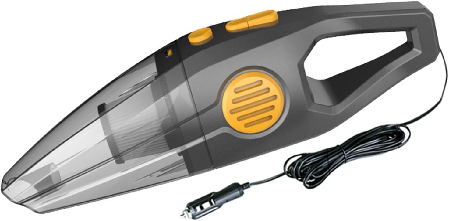 150W Car Vacuum Cleaner Portable Handheld Mini Vaccuum for Car Interior, Home, Office,Gray,Wired