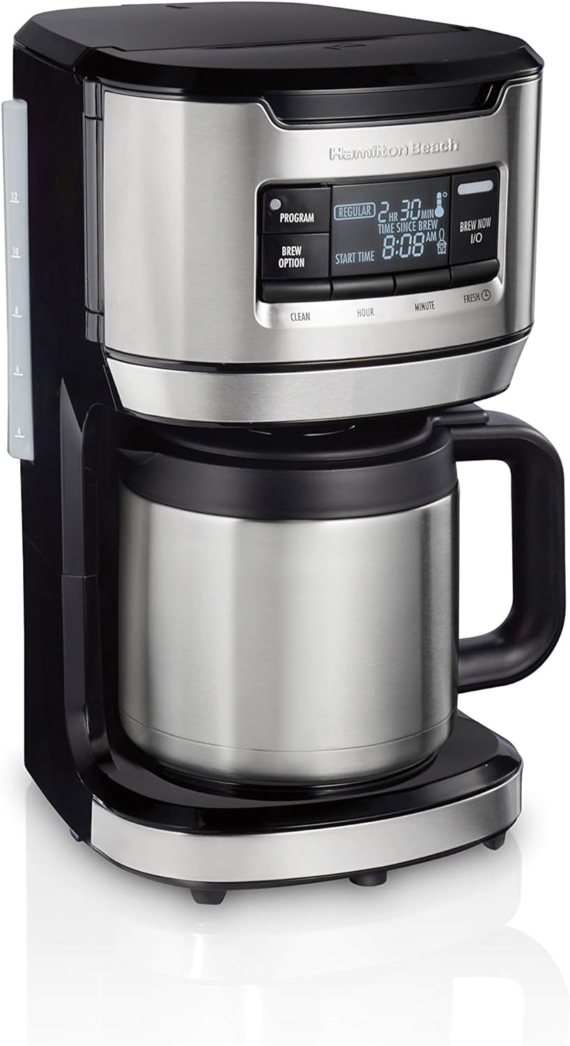 Hamilton Beach 700W 12-Function Wave Action Blender and 12-Cup Programmable Thermal Carafe Coffee Maker Bundle
