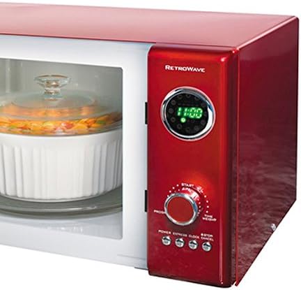 Adds a Nostalgic Touch to your Kitchen, Retro Microwave Oven, Dimensions: 19 inches long x 14 inches wide x 11 inches high