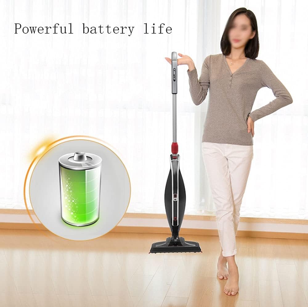 Cordless Vacuum Cleaner, Handheld Vacuum Cleaner, Powerful Motor Lightweight Cordless Vacuum Cleaner, Removable Handheld, Very Suitable for Families, Cars, Office Cleaning (Color : White)