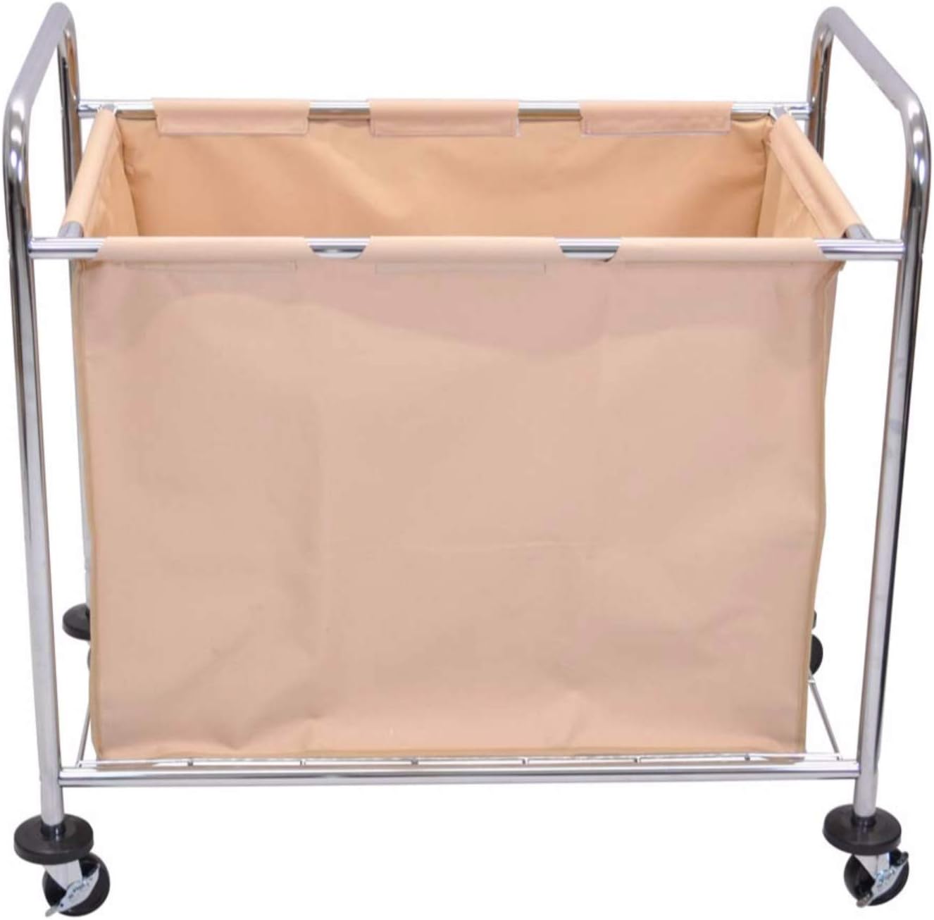 Luxor HL14 Laundry Cart With Steel Frame and Canvas