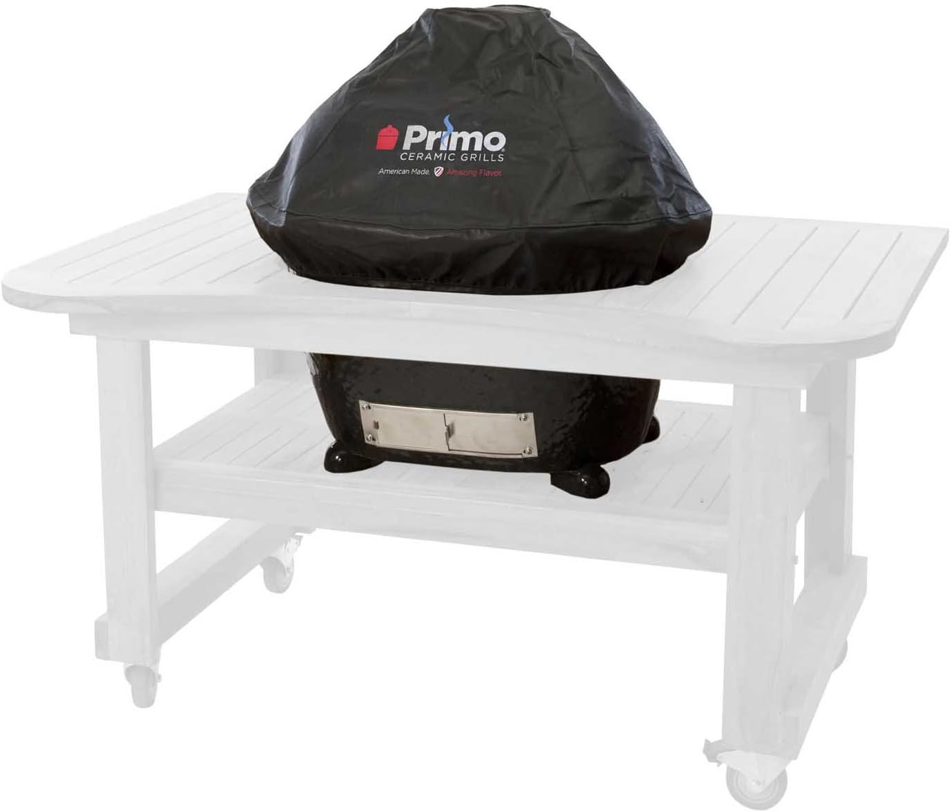 Primo Grill Cover for Built-in Applications fits All Primo Ceramic Oval Grills.