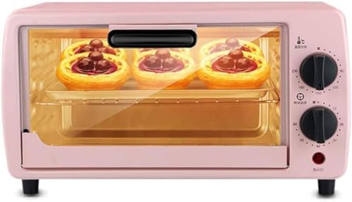 Mini Oven 9L, Air Fryer, Convection Toaster Oven, 0-230C, 60 Min Timer, 3 Shelves, Stainless Steel Heating, 3 Accessories, Ideal for Caravans & Dormitories